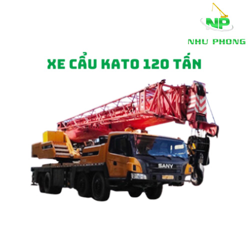Cho thuê xe cẩu KATO 120 tấn